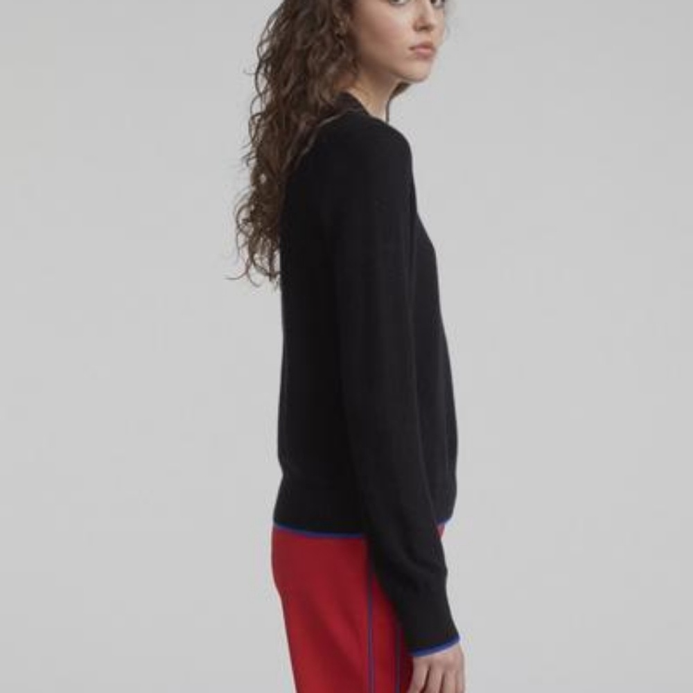 Rag & Bone Army Yoke Cashmere Crew Sweater Green - Picture 4 of 8